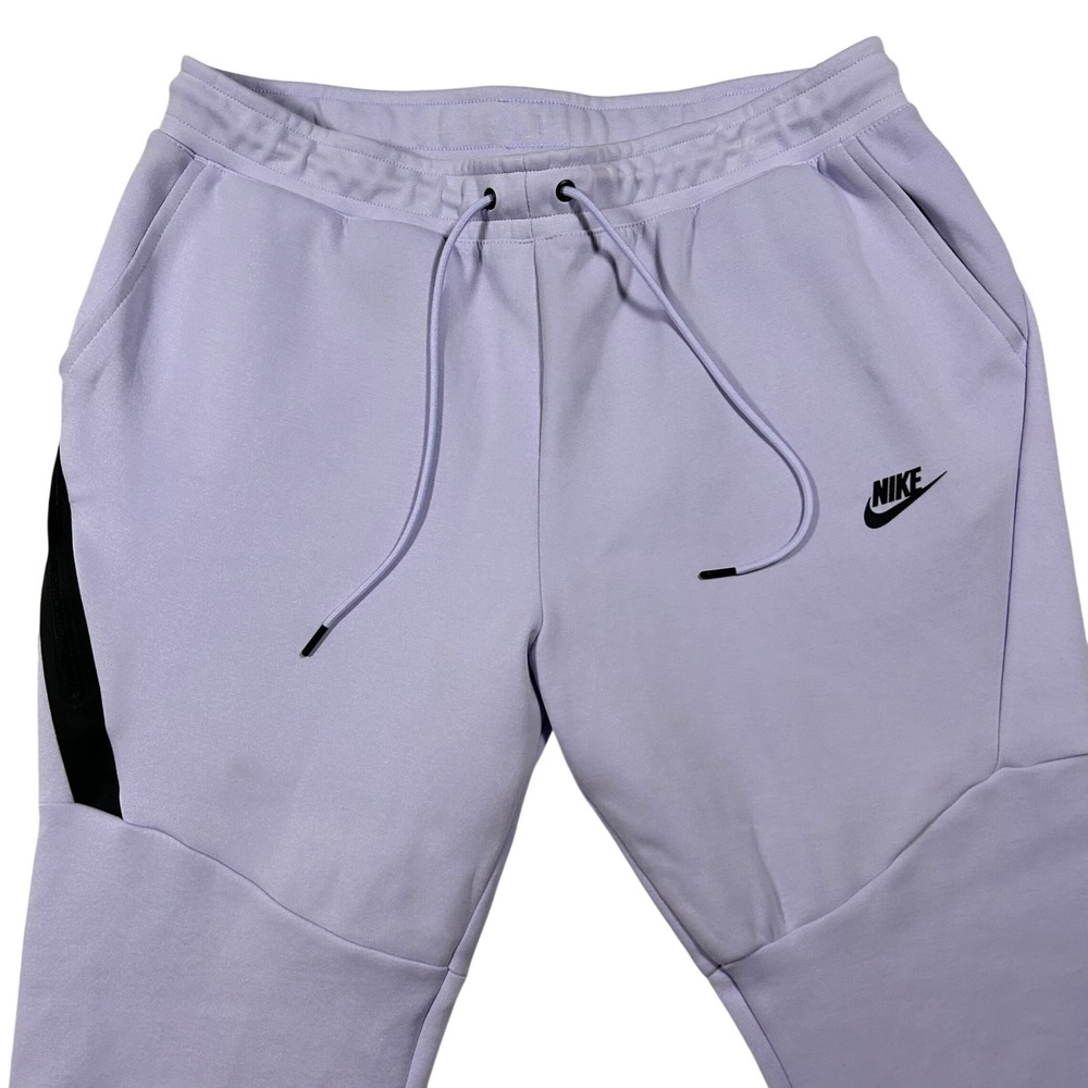 Nike Tech Fleece Joggers Womens XL Purple 805162-539 Tapered Sweatpants